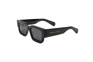 TRAPPERS DISTRICT BLACK SUNGLASSES